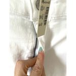 Madewell Button Fly Skinny Denim Jeans White Size 37/Women's 22 Plus Petite NEW Photo 5
