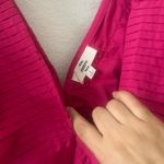 Anthropologie NWT ENTRO kristen v-neck ruffle sleeve mini dress Small‎ PINK Fuschia Photo 5