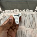 Privy Privately Privileged Cream Ruffled Flower Applique Crop Tank Top Size S Photo 8