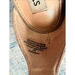 Steve Madden  Beige Carrson High Heel Ankle Strap Block Heel Sandal Size 6 Photo 6