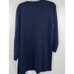 J.Crew 365 Cardigan Blazer Open Long Women's Size M Navy Merino Wool Blend Blue Size M Photo 8