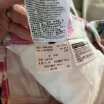 Levi's Levi’s White and Bright Watercolor Cutoff Raw Hem Denim Jean Shorts Size 8 Photo 8