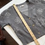 SO Y2K  Cardigan Sweater Women XSmall Celestial Boho Cozy Indie Soft Grunge Artsy Photo 7
