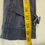 Free People Women’s Blue Military Utility Jacket Coat Long Mock Neck Boho Sz 10 Photo 15