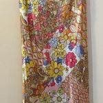 Emma & Michele Satiny Flower Power Floral Slip Dress S Photo 0