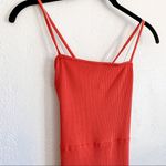 Urban Outfitters Palace Ribbed Strappy Back Mini Dress Red Size Small Photo 4
