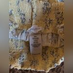 Garage  Light Yellow Floral High Waist Shorts Photo 2