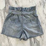 BLANK NYC  Denim Paper-bag High Waist Shorts Size 28 Photo 4