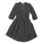 Lush Clothing Lush Women Size XS Black White 3/4 Sleeve Polka Dot Dress (25-644) Photo 3