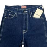 Mother Jeans The Double Dazzler Ooh La la Dark Wash Denim Slim Straight Size 23 Blue Photo 4