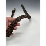 Capezio Argentina‎ Rainbow Braided Leather Belt Multi Photo 8