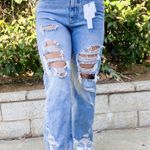 ZARA // Ripped Blue Jeans Photo 0