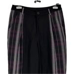 Disturbia Gambit Spliced Check Tapered Trousers size 8 NWT Black Purple Stripe Photo 3