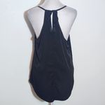 Athleta  Black Eyelet Lace Sleeveless Top Size Small Photo 3