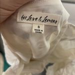 For Love & Lemons MAUREEN WHITE LACE MINI DRESS SMALL LONG SLEEVE BRIDAL Photo 4