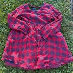 JODIFL Babydoll Plaid Dress Photo 0