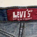 Levi's  514 Slim Straight Ombre Bleached Cut Off Denim Studded Shorts - 10‎ W25 Photo 3