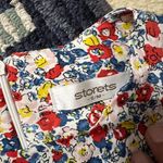 Storets  yellow red & blue floral mini dress s/m Photo 6