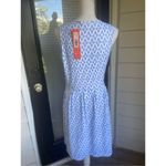 NWT Jude Connally Rachel Smooth Strech Sleeveless Tunic Dress M blue/ white Blue Size M Photo 9