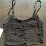 Blue Blush Black Tie Crop Top Photo 2