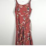 O'Neill  Viola Women's Large Floral Maxi Wrap Dress Pink Beach Summer Boho Casual Photo 5