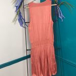 Red Haute  coral sleeveless satiny dress Photo 4