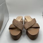 Raye EUC  Tiko Wedge color natural size 7.5 platform sandals women’s Photo 2