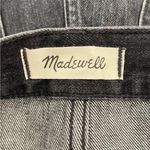 Madewell NWOT Faded Black (Black Calverley Wash) Relaxed Denim Raw Hem Shorts 29 Photo 9