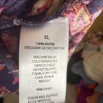 BeachLunchLounge  XL Dress Floral Print 3/4‎ Sleeve Boho Relaxed Fit Photo 4