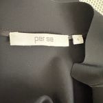 Per Se Sz 4 Tunic Vest Sculptural Mesh Layer Black White Minimalist Statement Photo 5