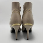 Calvin Klein Womens Grazia Ankle Boots Booties Beige Studded Pointed Toe 9.5 Photo 3