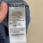 Madewell  Pleated Waist Half Zip Denim‎ Dress in Pixie Wash Size 0 (Q6) NWT Photo 10