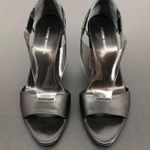 Costume National Leather Round Toe PVC Cutout Heeled Sandals Size 8 Photo 4