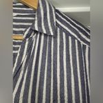 Sonoma  Modal cap sleeve striped shirt with silver stripes medium  GUC Photo 3
