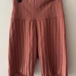 Aerie  Offline Ribbed Lettuce Hem Offline OG Bike Short 7" Pink Salmon Sz S Photo 0