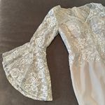 Women’s Gray Full Length Chiffon Mother of the Bride Formal Dress ZipBack Size M Size M Photo 11