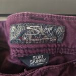 Silver Jeans Silver Jean Co Purple Skinny Jeans Size 32x31 Loose Threading In The Back Seam Photo 3