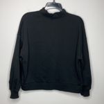 Banana Republic  factory half zip sweatshirt bubble‎ sleeves size medium Photo 5