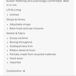 Victoria's Secret  Lace Crop Bustier Photo 3