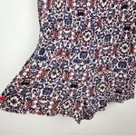 American Eagle  AEO Long Sleeve Floral Romper Shorts Jumpsuit Viscose Size L Photo 13