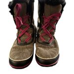 Sorel  Tivoli II Waterproof Suede/Leather Lace-Up Boot Size US 8.5 Nori/Black Photo 2
