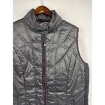 Harley Davidson Women’s  XL Black Quilted Puffer Vest with Pockets & Logo on Back Photo 1