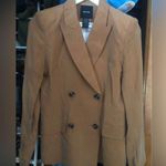 SMYTHE Double Breasted DB Tuck in Blazer in Desert size 2 NWT Orange Photo 1