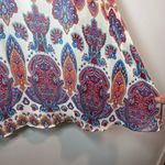 Show Me Your Mumu V-Neck Tunic Blouse Mini Dress Medallion Paisley Flowy Large Photo 6