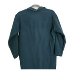 Madewell  Moviehouse Bowling Dress Womens Size S Textured Crepe Shift Shirt Green Photo 6