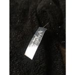 Faded Glory  Women's Black Glittery Faux Fur Pajama Top Size Medium 8-10 Photo 1