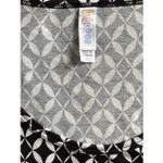 LuLaRoe Womens Black White Geometric Diamond Dots T-Shirt Modern Casual Size S Photo 3