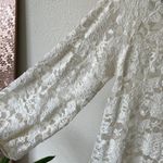 Sundance gorgeous ivory lace/crochet blouse top White Size M Photo 1