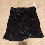 Lulus Black sequence mini skirt never worn  Photo 2