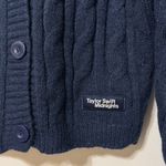 Taylor Swift Official  Midnight Cardigan Size Medium Large Navy Blue Cable Knit Photo 4